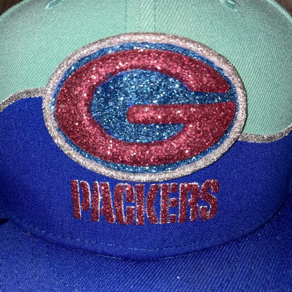 Green Bay Packers Hat Cap Red New Era 9Fifty Size 7 1/4 RARE STYLE